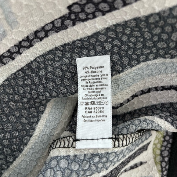 Weston Anthropologie Geometric Striped 3/4 Sleeve Shift Dress Size Medium - Picture 11 of 12